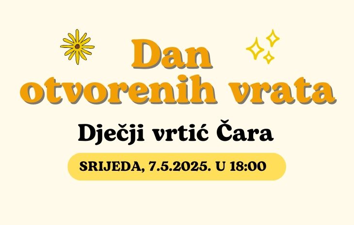  Dan otvorenih vrata Dječjeg vrtića u Čari